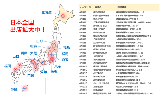 【4月速報】ニコニコレンタカー、25店舗が全国で一斉OPEN！