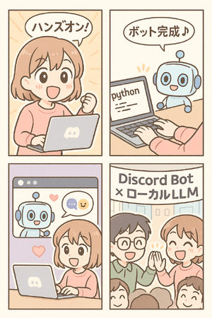 Discord Bot × ローカルLLM ハンズオン開催!
