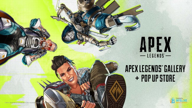 「Apex Legends(TM)」 6周年を記念した企画展「Apex Legends(TM) Gallery + POP UP STORE」渋谷会場の期間延長＆広島・札幌での追加開催決定！