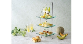 2種類のみずみずしいメロンを贅沢に使用した初夏を味わう「メロンアフタヌーンティー」5/7(水)スタート 2種類のみずみずしいメロンを贅沢に使用した初夏を味わう「メロンアフタヌーンティー」5/7(水)スタート