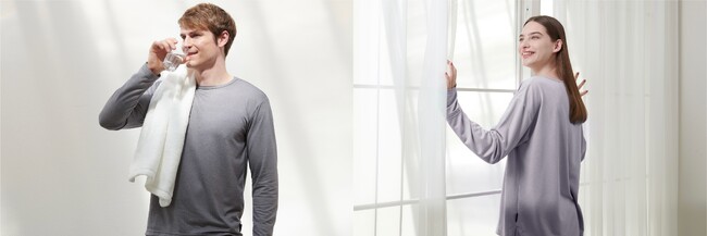 爽やかな清涼感とともに “休養の質”向上をサポート！ 『［エアーリカバリー］スリープテック※ウェア ライトタイプ』5月7日（水）新発売