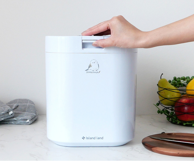 エコも癒しもこの一台で。生ごみ処理機パリパリキューにシマエナガver.が登場 （シマ株式会社 コラボレーション商品）