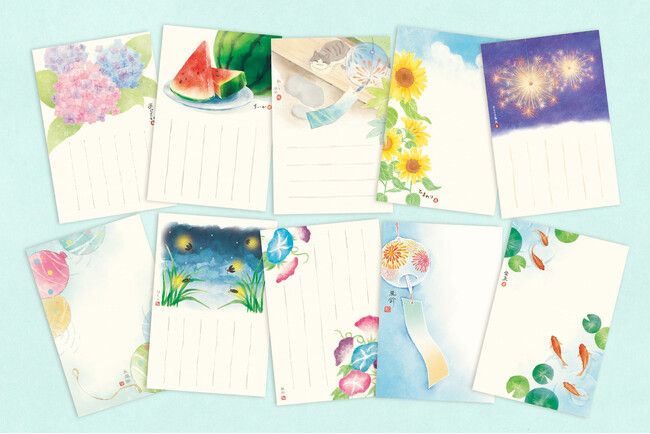【新商品】『絵入りはがき 2025 夏柄』を販売開始します