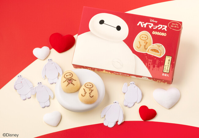 【東京ばな奈】ディズニー「ベイマックス」がテーマの新作ケーキが京都に初登場！もちふわクッションなど癒されるグッズも期間限定販売