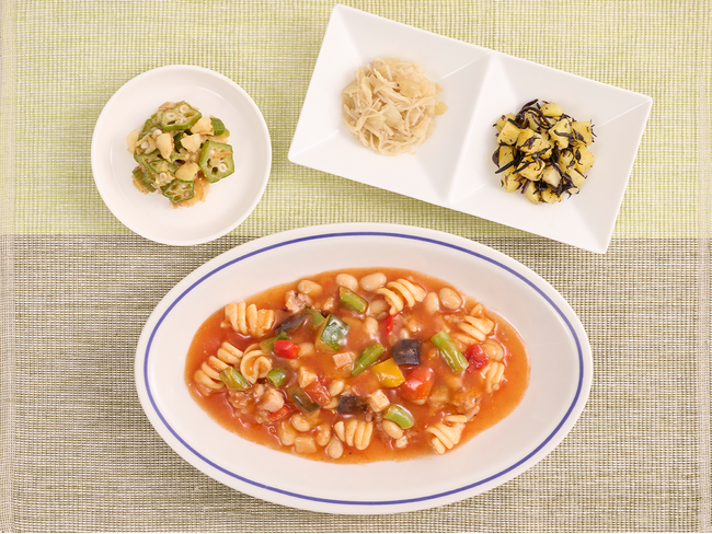 忙しい朝にぴったりのワンプレート朝食「食物繊維チャージ！朝の栄養満点スープ」が5月7日(水)に新登場