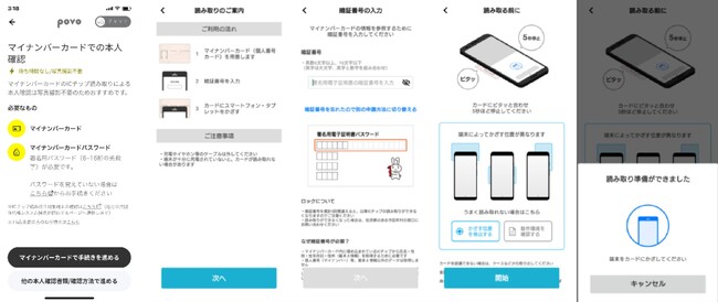 povo、新規契約時の本人確認においてマイナンバーカードのICチップを利用した公的個人認証サービスに対応