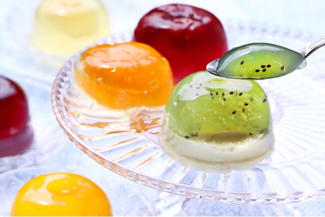 【お中元・夏ギフトにおすすめ】「OGGI（オッジ）」よりさくらんぼやラ・フランスなどフレッシュな味わいのフルーツゼリーギフトが新登場！ヨーグルトやミルクムースで仕上げた2層のゼリーもセットで発売
