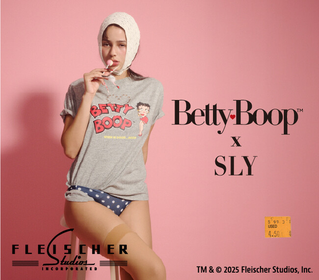 SLY(スライ)よりBetty Boop(TM)️とのコラボアイテムを発売