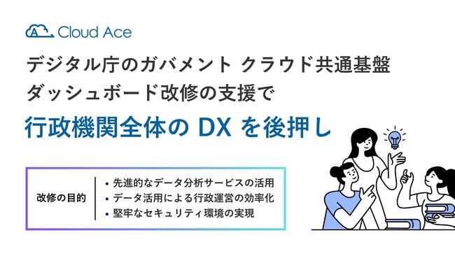 クラウドエース、デジタル庁のガバメント クラウド共通基盤ダッシュボード改修を支援