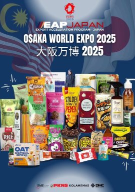 セランゴールウィークに展示されるセランゴール産の食品・製品 セランゴールウィークに展示されるセランゴール産の食品・製品