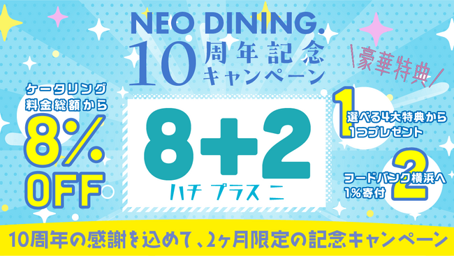 OPEN10周年記念「8＋2 お客様感謝キャンペーン」開催
