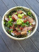 ピリ辛鯵のづけ丼