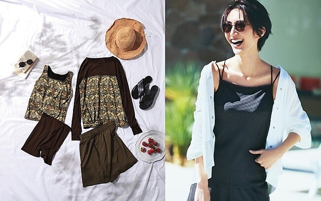 【シリーズ累計3.5万枚】フェリシモの”服みたいに着られる水着”に、新作ラッシュガードとエレガントなモリスギャラリーコラボ水着が新登場