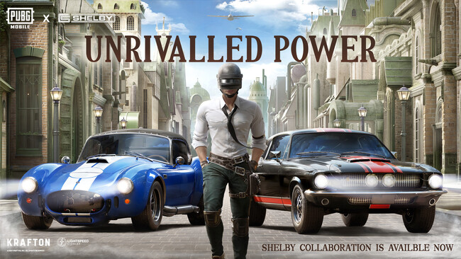 『PUBG MOBILE』に『Shelby American』の高性能クラシックカーが登場！