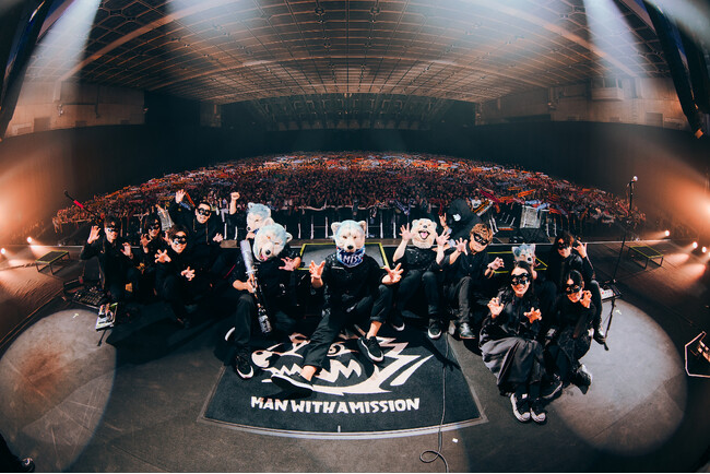 “MAN WITH A MISSION” 結成15周年アリーナツアー完走！「XV e.p. Tour 2025」開催決定！
