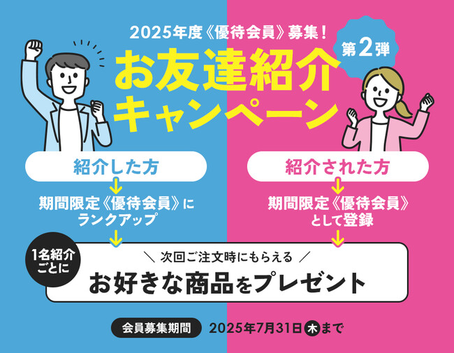 アイメディア公式WEBショップ 第二弾「お友達紹介キャンペーン」開催中！