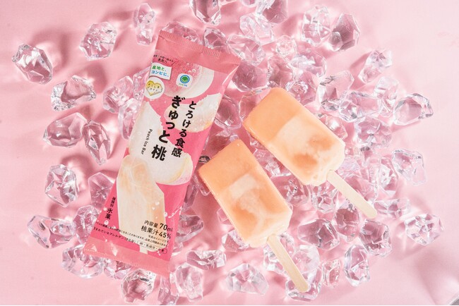 国内の果実生産・消費を支援するファミマルの「産地と、コンビに、」シリーズ2年目に突入！福島県産桃の果汁を使用した「とろける食感　ぎゅっと桃」5月13日（火）から全国発売