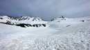 雪に覆われたみくりが池(2025年4月撮影)