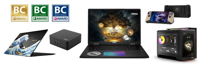 MSIがCOMPUTEX 2025で複数の賞を受賞 AIイノベーションと持続可能なデザインを通じて未来の技術をリード