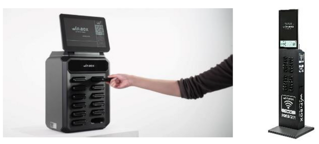 セルフ型Wi-Fiレンタルサービス「WiFiBOX」第1ターミナル2階出発ロビーに設置！