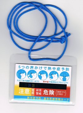 サービスのケースに入れた状態