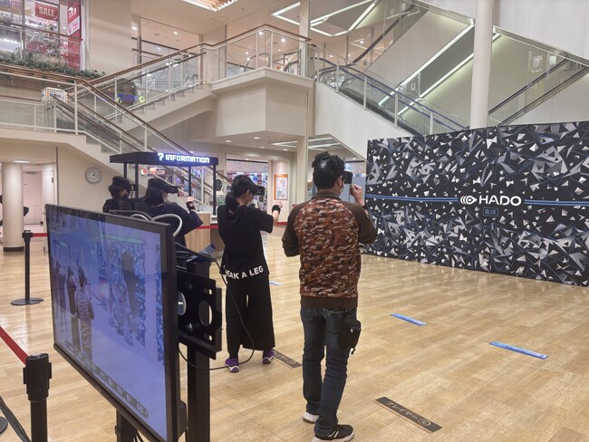 北九州市小倉にて、話題のAR技術を駆使した新スポーツ「HADO」イベントを開催しました！