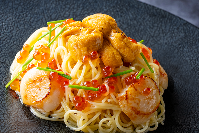 贅の極み！食通を虜にする衝撃のパスタ！『プレミアムウニスパ！』が「北海道イタリアン ミア・ボッカ」他で夏期限定発売！北海道産塩水ウニ・北海道産ホタテ、いくらの超贅沢冷製スパゲティを楽しんで！
