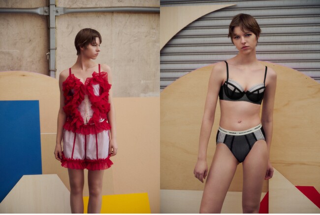 「AMPHI」×「HOUGA」が初のコラボレーション「HOUGA」の世界観を下着に落とし込んだデザインが印象的なコレクション