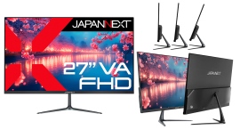 JAPANNEXTが27インチ VAパネル搭載 フルHD解像度の液晶モニターを19,480円で5月16日(金)に発売 JAPANNEXTが27インチ VAパネル搭載 フルHD解像度の液晶モニターを19,480円で5月16日(金)に発売