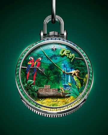 【ルイ・ヴィトン】新作ポケットウォッチ「エスカル・アン・アマゾニ」を発表