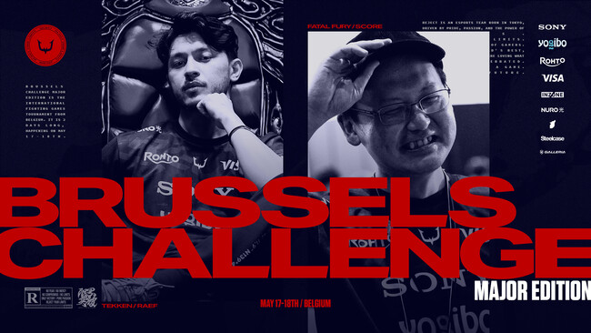 プロeスポーツチーム「REJECT」TEKKEN部門、FATAL FURY(餓狼伝説CotW)部門がBrussels Challenge Major Editionに出陣！！