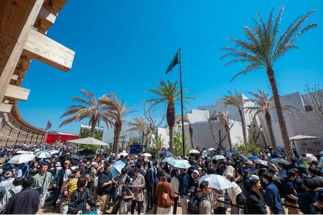 サウジアラビア王国館、2025年大阪万博開幕から35日で50万人の来場者を迎える