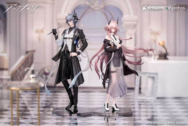 『アークナイツ』より、Gift+シリーズの新作「テレジア 音律の旅 Ver.」「ロゴス 音律の旅 Ver.」が1/8スケールフィギュアとして登場！