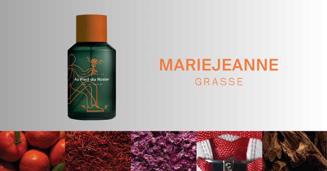 【MARIEJEANNE】から新フレグランスが発売！グラース産ローズとスニーカーの余韻を重ねた新作の香水「ロジエ」。