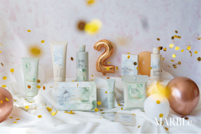時短とサスティナブルをかかげるJAPAN MADEの “濃香” ボディケアブランド【SWATi MARBLe】2nd Anniversary！OFFICIAL ONLINE STOREで特別企画実施！