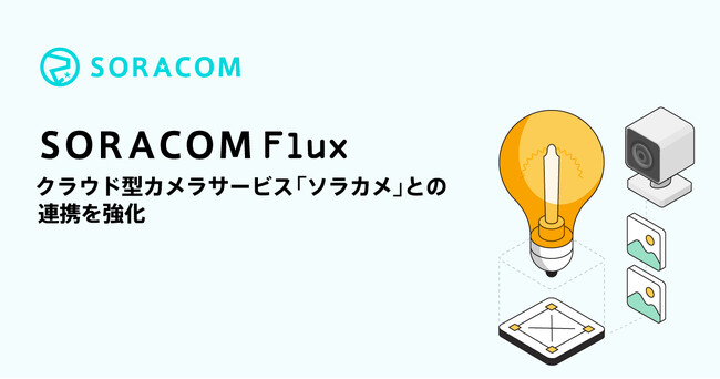 SORACOM Flux、クラウド型カメラサービス「ソラカメ」との連携を強化