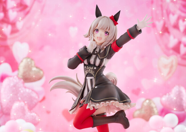 『ウマ娘 プリティーダービー』より、「カレンチャン」が勝負服Ver.でキュートに立体化。あみあみにて予約受付中。