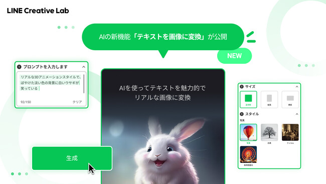 【LINEヤフー】ビジネス用クリエイティブツール「LINE Creative Lab」で、生成AIによるテキストからの画像生成機能を提供開始