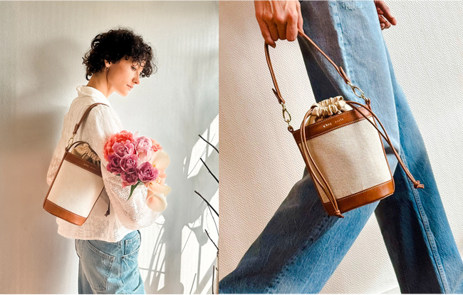 パリの街角で見つけた、ときめきのかたち。甘くやさしい「しあわせのバケツ」q bag paris「miel(ミエル)」発売