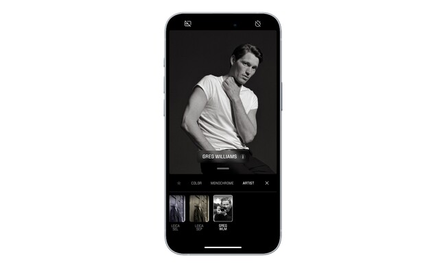 「Leica LUX」アプリに新機能「Artist Look」が登場