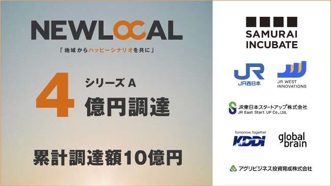 まちづくりスタートアップNEWLOCAL 、シリーズAで4億円の資金調達を完了