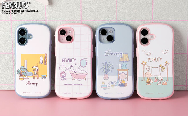 ふんわりパステルカラーがかわいい　「PEANUTS」の新デザインのスマホケースが「iFace」から新登場！