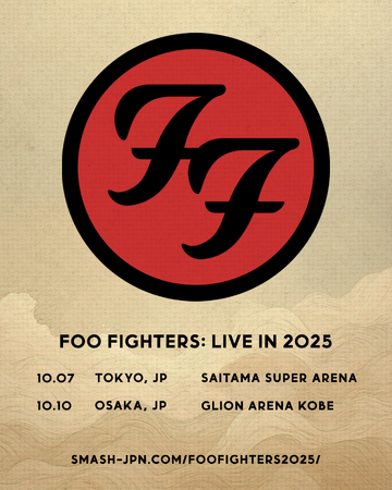 世界最強のロックバンド、フー・ファイターズ10月に来日決定!
