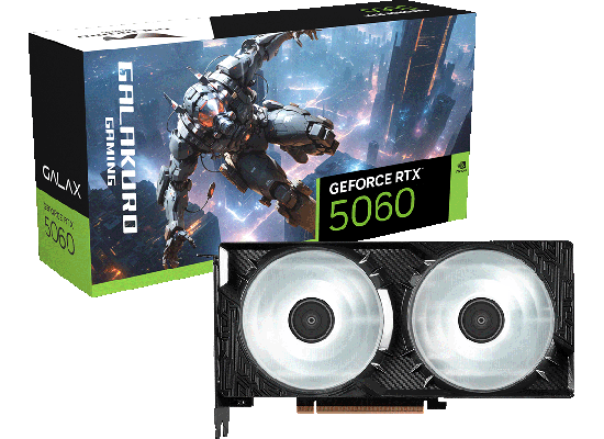 玄人志向のゲーミングブランド「GALAKURO GAMING」から、3年保証対応 RTX 5060 グラフィックボード『GG-RTX5060-E8GB/LE/DF』発売