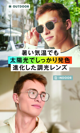 【東海光学】高温適応型調光レンズ「ルティーナ フォト２」新発売