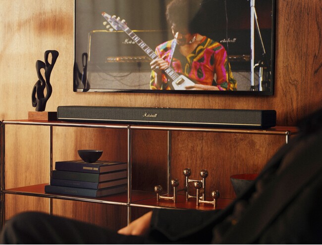 Marshallから初のテレビサウンドバー「HESTON 120」が登場！2025年6月3日（火）より販売開始　音楽も映像も圧倒的に楽しめる、こだわりのサウンド体験を実現