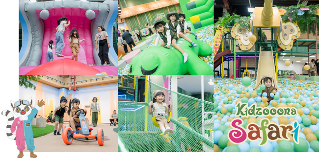 インドネシア・西ジャワ州バンドンの大型ショッピングモールに「大自然を旅する冒険」をテーマにしたプレイグラウンド「Kidzooona Safari」3号店目を5月29日（木）グランドオープン