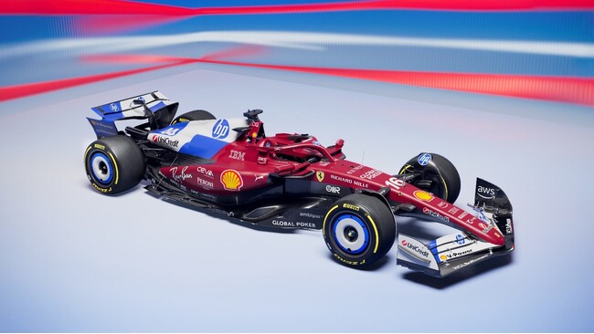 スクーデリア・フェラーリとHP、テクノロジーとデザインを融合させたマイアミ・グランプリ特別カラーリングを披露