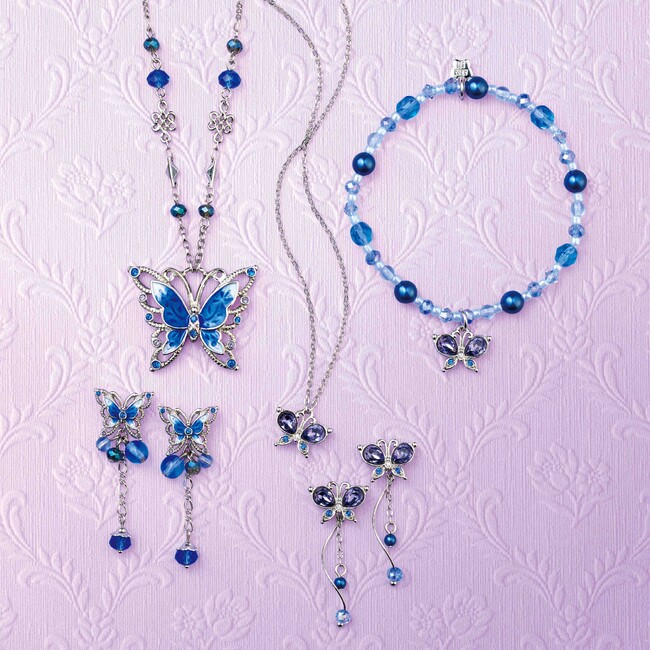 【ANNA SUI】夏の海をイメージした、蝶モチーフアクセサリー