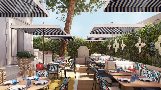 【ルイ・ヴィトン】サントロペにレストラン「アルノー・ドンケル & マキシム・フレデリック アット ルイ・ヴィトン」が再び登場